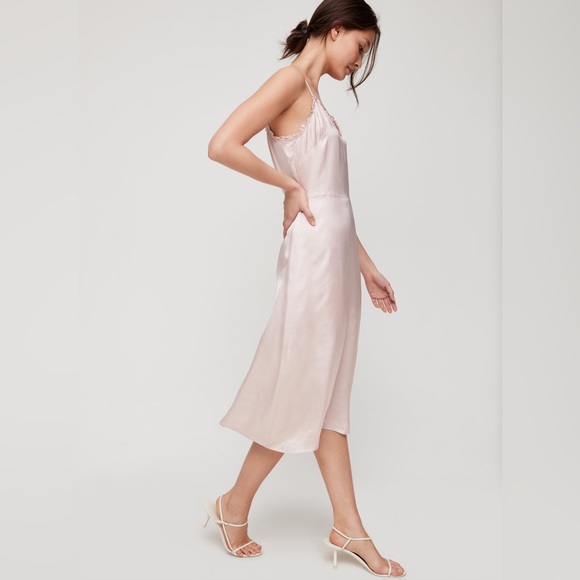 Aritzia Wilfred Mille Dress in Rose Quartz - Picture 3 of 14